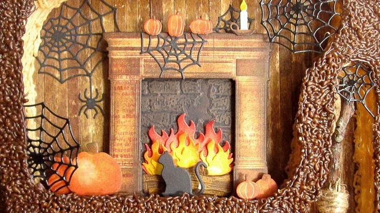Halloween Shadow Box with 3D Pen