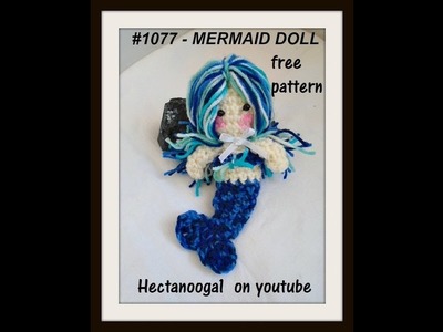 How to crochet a LITTLE MERMAID DOLL, toys, plushies, miniatures, softies, amigurumi