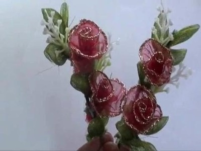 How to make a artificial rose bouquet