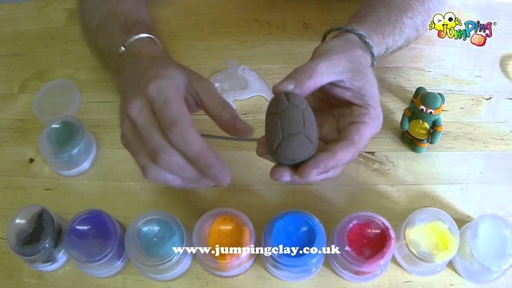 How to make a Ninja Turtle - Jumping Clay Tutorial