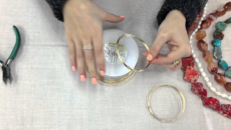How to Make a Wire Wrap Bracelet