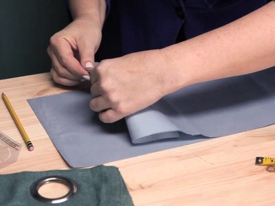 How to Make Eyelet Curtains : Making.Modifying Curtains
