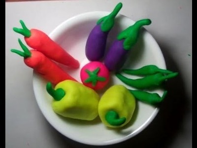 How to make Play Doh vegetables