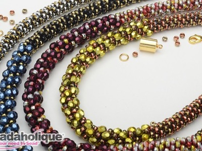 How to Make the Deluxe Beaded Kumihimo Necklace Kit