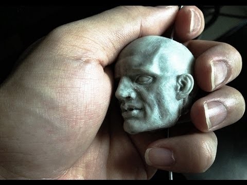 How to Sculpt Ecorche Hercules - Part 75 Sculpting the bearded head
