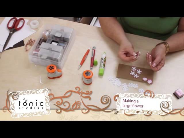 How to Use Petal Pairs Punches -Tonic Studios Tutorial - Jodie Johnson