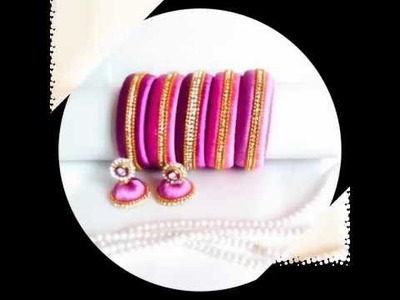 Latest silk thread bangles by Rajani Ready