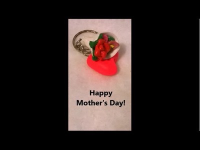 Let's make cute flower bouquet key chain for mother's day!