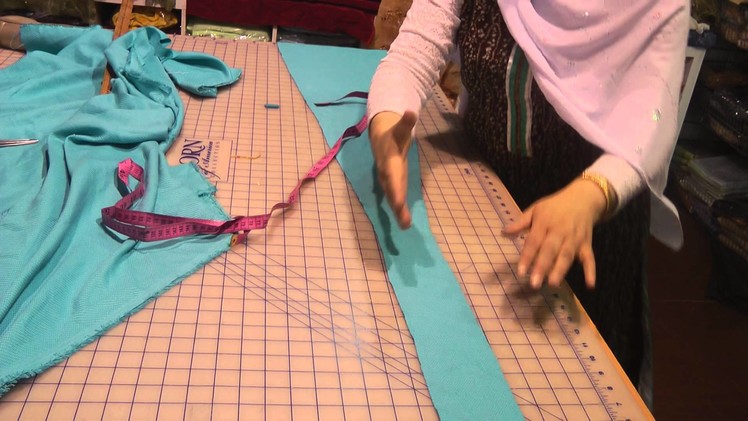 Making a template for annarkhalli dress