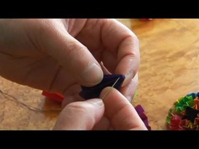 Origami Projects : Origami Kusudama: Part 4
