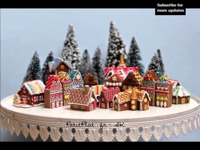 Picture Collection Of Decorative & Beautiful Clay Gingerbread House