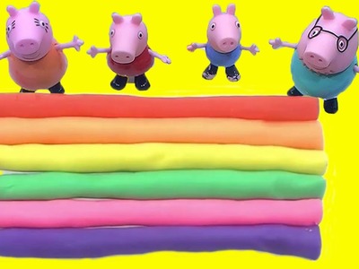 PLAY DOH CLAY!!! - wonderful ice-cream colorful by Peppa PIG Español videos 2016