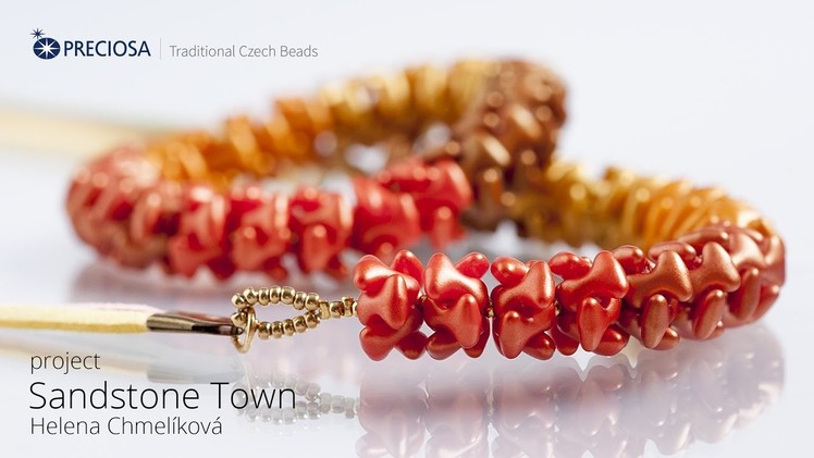 Sandstone Town - Jewelry set made from PRECIOSA Tee™ beads