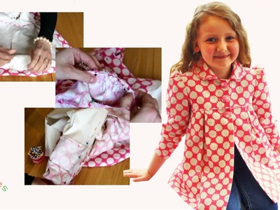 Sewing pattern - Classic Girl's Coat - Part 3