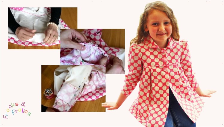 Sewing pattern - Classic Girl's Coat - Part 3