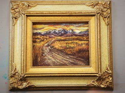 Sunset Mountain Dirt Road Painting Tutorial - SOFT PASTEL LESSON