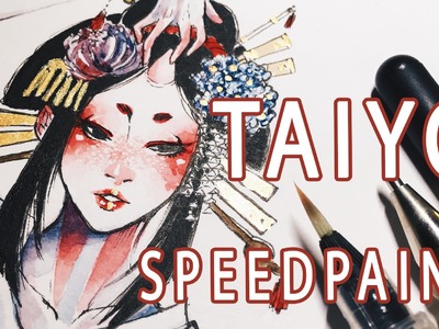 TAIYO || Original watercolor speedpaint