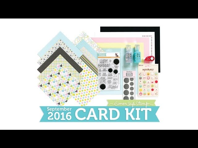 Birthday Surprise: Simon Says Stamp Card Kit Reveal and Inspiration