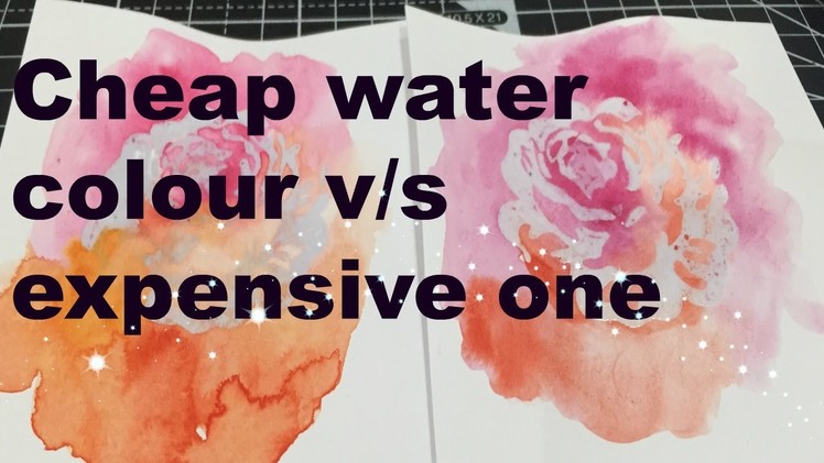 Cheap V.S Expensive water colour- Koh-i-noor and Kuretake