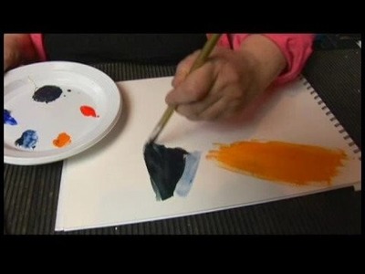 Color Theory: Mixing Paint Colors : Color Theory: Watercolor Vs. Acrylic Paint