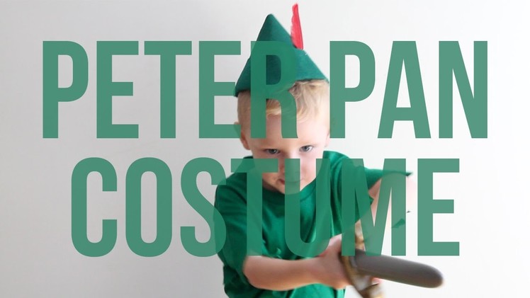Disney's Peter Pan No Sew Halloween Costume for Kids