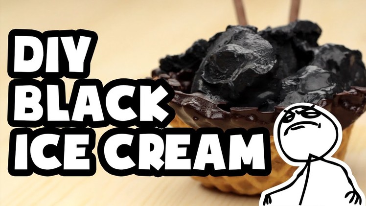 DIY Darkest Black Ice Cream Ever - Cook It Like a Boss
