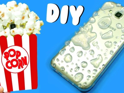 DIY PHONE CASES | POPCORN & RAINDROPS