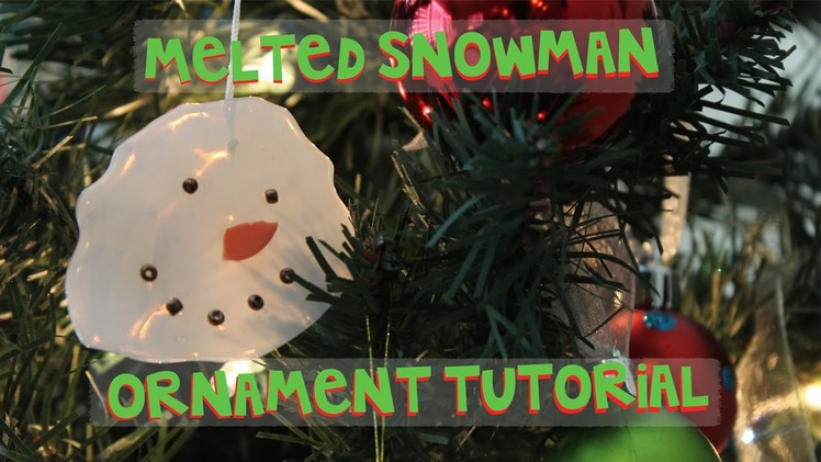 Do You Wanna Build A Snowman? | Easy Ornament Tutorial | Hot Glue Snowman Ornament
