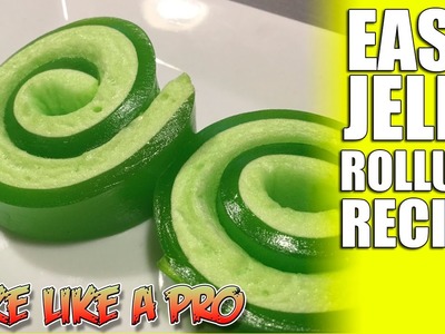 Easy JELLO Roll Ups Recipe - Super FAST !
