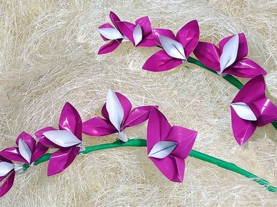 Easy Origami orchid !