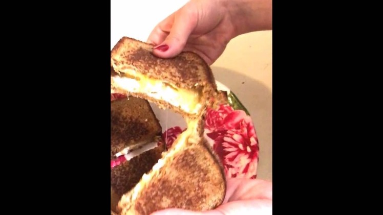 Grilled Cheese Sandwich Recipe with Whole Wheat Bread DIY Tutorial
