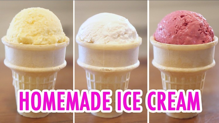 Homemade Ice Cream - 3 Ways! - HGTV Handmade