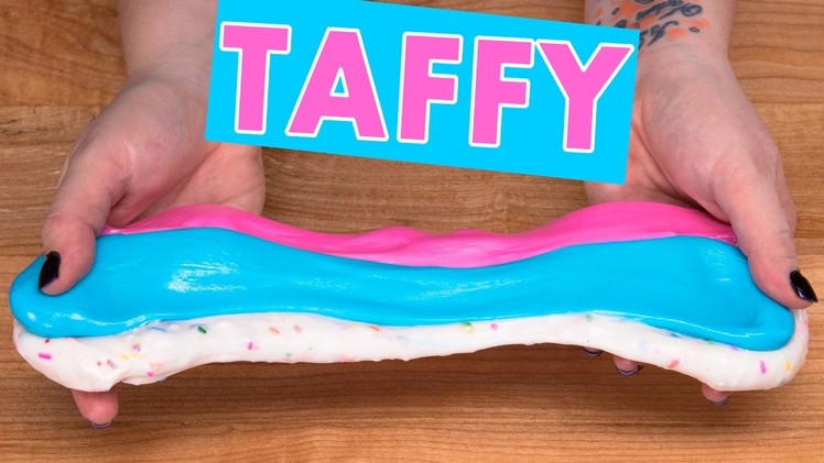 Homemade Taffy Candy Recipe (Cotton Candy, Bubble Gum & Funfetti)