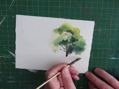 How To Paint A Simple Tree In Watercolour