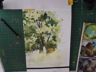 How To Paint Trees In Watercolour Loose watercolor paintng