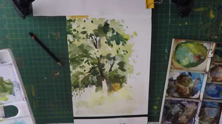 How To Paint Trees In Watercolour Loose watercolor paintng