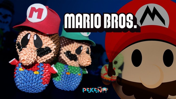 Mario Bros 3D Origami | Pekeño ♥