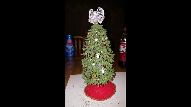 Miniature Dollhouse Christmas Tree and Ornaments