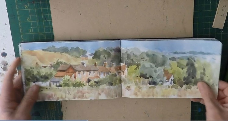 My  Sketch Book Watercolours - Watercolor Journal Painting