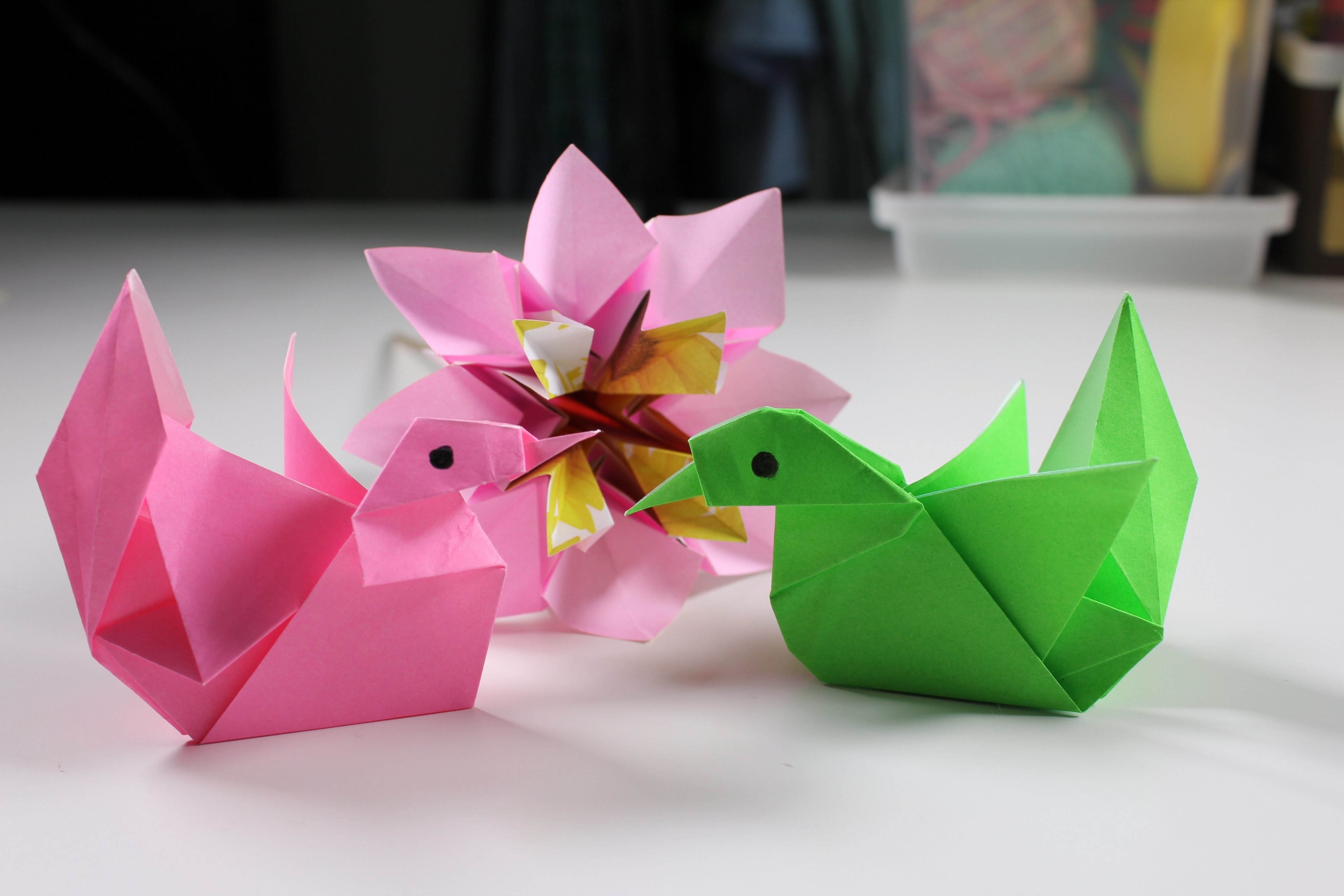 Красивые поделки видео. Оригами. Поделки из бумаги. Красивые оригами. Необычные оригами.