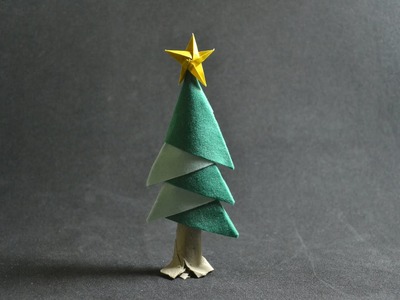 Origami: Christmas tree