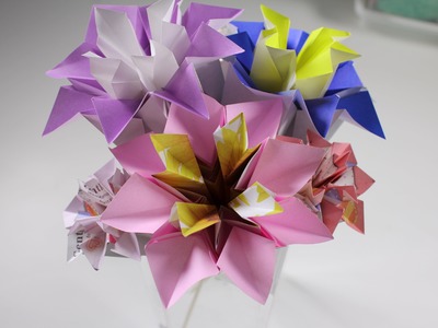 Origami Flower Delphinum