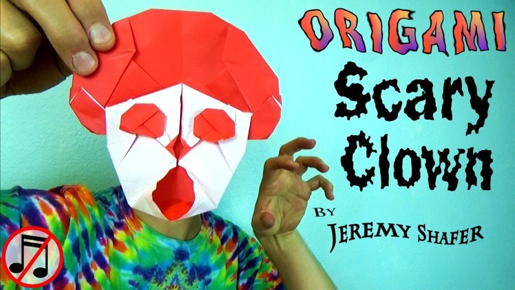 Origami Scary Clown