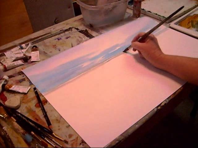 Painting a beach watercolor wmv 0001