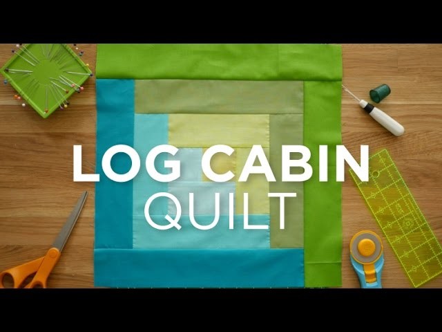 Quilt Snips - Make an Easy Log Cabin Quilt Block!