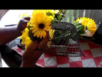 Simply Lavish at Home:  Dollar Tree Flower Lampshade