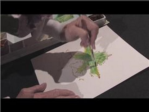 Watercolor Painting : How to Paint Leaves in Watercolor