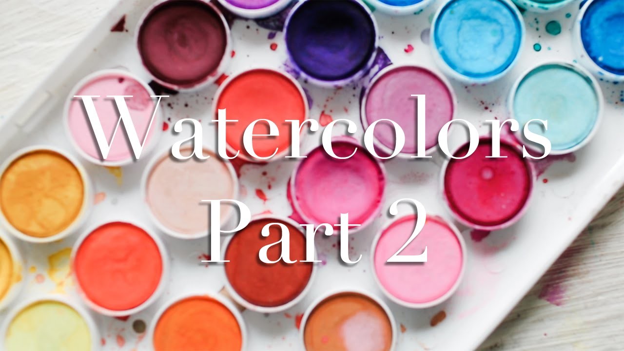Watercolors Part 2: How I Decorate my pages with them!