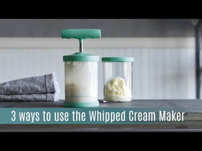 3 Ways To Use The Whipped Cream Maker | Pampered Chef
