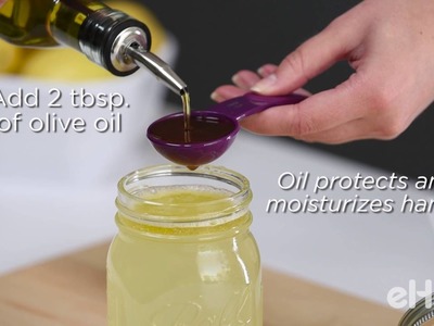 4 Ingredient Olive Oil and Lemon Liquid Hand Soap Recipe